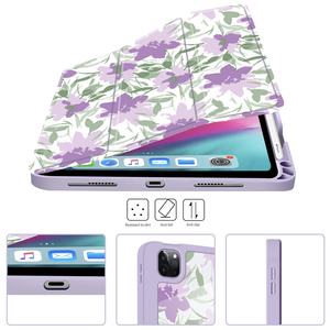 Proceso IMD de imagen de flor de planta de cuero <span class=keywords><strong>Ipad</strong></span> personalizado de lujo para la nueva funda de <span class=keywords><strong>iPad</strong></span> pro 12,9 - Product Image 5
