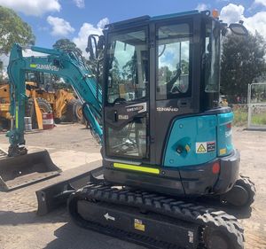 Excavadora Hidráulica Sobre Orugas SWE35UF para Montaña y Río, 5 Toneladas, Motor Yanmar, Caja de Cambios, Gancho - Product Image 2
