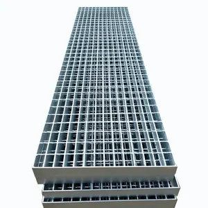 OEM ODM Stainless Steel Trench Drain Grate Steel Gratings Trench Cover With Steel Trench Grate