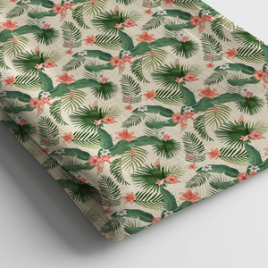 Tela de Lino y Algodón Mezclado de Alta Calidad con Estampado Personalizado, 55% Lino 45% Algodón, Tejido Twill 30s Teñido con Hilo, para Cortinas y Ropa - Product Image 4
