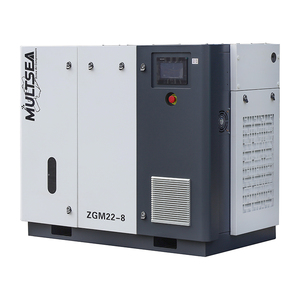 大容量可変周波数潤滑空冷式モーター＆エンジンスクリューエアコンプレッサー - Product Image 6