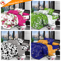 Drap de literie avec impression de conception 3D Ensemble de housse de couette Ensemble de literie