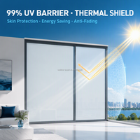 Película de Vidrio Inteligente Autoadhesiva Innovadora, Película de Vidrio Eléctrica con Tinte Inteligente, Película PDLC Eléctrica para Ventanas, Película Inteligente para Ventanas Abatibles
