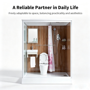 <span class=keywords><strong>Cabine</strong></span> de <span class=keywords><strong>douche</strong></span> modulaire préfabriquée en verre trempé personnalisable – Offre spéciale - Product Image 5