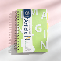 Carnet à spirales A5 relié rigide en gros, carnet à spirales A5 personnalisé pour étudiants et employés