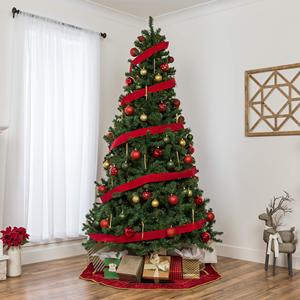<span class=keywords><strong>Amazon</strong></span> Offres Spéciales 7.5ft Premium D'épinette À Charnière <span class=keywords><strong>Sapin</strong></span> De Noël Artificiel avec Montage Facile Support Pliable - Product Image 2