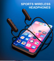 Auriculares inalámbricos con Bluetooth 5,0, cascos ligeros de conducción de aire con micrófono, impermeables, regalo de promoción, el más barato