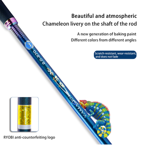 Pour <span class=keywords><strong>RYOBI</strong></span> RANMI canne à pêche télescopique en Fiber de carbone haute pour la pêche au leurre dans les rivières d'eau douce - Product Image 5