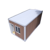 Maison préfabriquée pliable à prix abordable, petite, à 2 étages, prête à l'emploi, mini-maison de luxe modulaire moderne et respirante, bureau à domicile préfabriqué