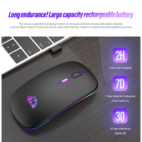 Mouse Nirkabel Mouse Gaming Bercahaya X15 Aksesori Komputer Kantor Notebook Senyap Pengisian Daya Mouse Optik Nirkabel
