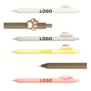 Paw Pattern Press Plastic Ballpoint Wholesale High Quality Signature Custom Pen for <b>Animal</b> Enterprises As Gifts - Product Image 3