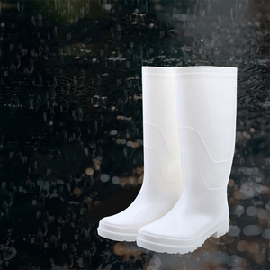 Factory Direct <strong>Sales</strong> Cheap Knee-High Waterproof Winter Labor Protection Food Industry PVC White <strong>Wellington</strong> <strong>Boots</strong> - Product Image 5