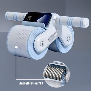 Tùy chỉnh màu sắc Nhà Phòng Tập Thể Dục Gia Đình ABS bánh xe phòng tập thể dục phục hồi cơ bắp yên tĩnh bụng bài tập con lăn - Product Image 3