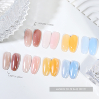 BOJUN 2026 Nouvelle Poudre de Cristal Plaqué BJ, Ensemble de 6 Couleurs, Pigment Chromé pour Ongles, pour Manucure Professionnelle et Design Artistique en Salon