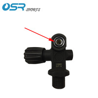 Insert à vis pour bouteille de plongée sous-marine, changement facile de valve de DIN à YOKE, accessoire pour sports nautiques et gants de plongée