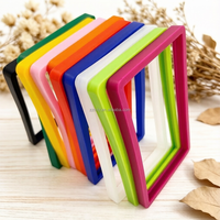 MILAIYOU Porte-cartes d'identité et de crédit en silicone personnalisable, protection de passeport sans fermeture, style tendance, gravure laser/transfert thermique/soie