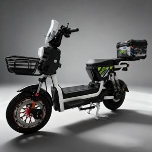 Bicicleta Eléctrica Popular de 500W/1000W 48/60V 14 Pulgadas con Tecnología Electrónica Inteligente, Económica, con Autonomía de 50 km - Product Image 4