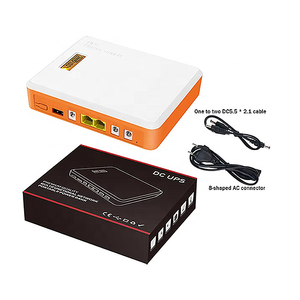 迷你DC <span class=keywords><strong>UPS</strong></span> 12V 5V 24V <span class=keywords><strong>110V</strong></span> 120V <span class=keywords><strong>220V</strong></span>可充电6000毫安时磷酸铁锂电池25w路由器闭路电视安全监控模块输出 - Product Image 6