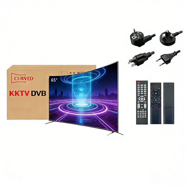 Factory Wholesale 65 Inch Android Intelligente Curved Screen HDTV 2k 4k Resolution Smart Tv for Hotel Use