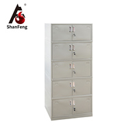 Armoire de rangement multifonctionnelle moderne à 10 portes en acier laminé à froid, verrouillable, pour chambre, école, salle de sport, etc. – Offre Spéciale