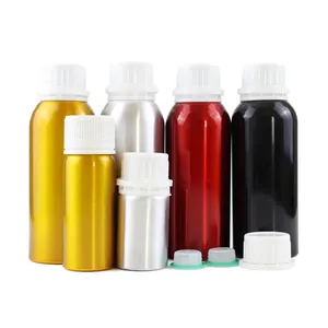 Custom Colored 30Ml 50Ml 100Ml 120Ml 250Ml Cream Bottle Spiral Aluminum Cap Cosmetic Aluminium Bottle