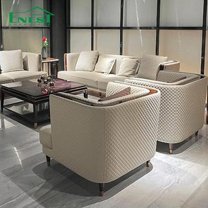 Set di Divani Componibili in Vera Pelle di Lusso, 3 Pezzi, Arredamento Moderno per Soggiorno, Divano Reclinabile per Appartamenti e Ville - Product Image 2