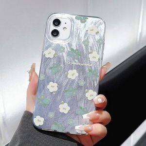 เหมาะสำหรับเคส iPhone 17 Pro Max, เคสโทรศัพท์กันกระแทกแบบตัดลายเลเซอร์ลายดอกไม้สีฟ้าสดใส - Product Image 3