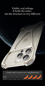 Funda <span class=keywords><strong>de</strong></span> teléfono <span class=keywords><strong>con</strong></span> sensación <span class=keywords><strong>de</strong></span> <span class=keywords><strong>Metal</strong></span> desnudo <span class=keywords><strong>de</strong></span> aleación <span class=keywords><strong>de</strong></span> Zinc, funda <span class=keywords><strong>de</strong></span> teléfono <span class=keywords><strong>con</strong></span> disipación <span class=keywords><strong>de</strong></span> <span class=keywords><strong>calor</strong></span> sin marco <span class=keywords><strong>de</strong></span> <span class=keywords><strong>Metal</strong></span> para Iphone 13 14 15 16 Pro Max - Product Image 5