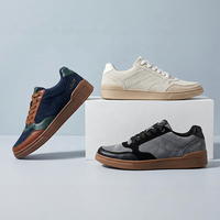 OLICOM Sneakers Casual di Lusso Personalizzabili per Uomo e Donna, in Pelle Bovina e PU, Antiscivolo, Stile Sportivo alla Moda