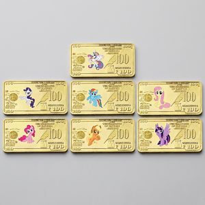 Monedas <span class=keywords><strong>de</strong></span> Oro <span class=keywords><strong>de</strong></span> Anime Americano <span class=keywords><strong>My</strong></span> <span class=keywords><strong>Little</strong></span> <span class=keywords><strong>Pony</strong></span> y Monedas Conmemorativas Cuadradas <span class=keywords><strong>de</strong></span> Metal <span class=keywords><strong>para</strong></span> Coleccionar o Regalar al por Mayor - Product Image 1