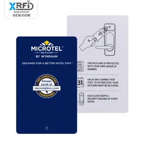 Customized Nfc Rfid Smart 13.56Mhz 1K 4K Door Lock Cards Metal Pvc Access Control Hotel Key Card