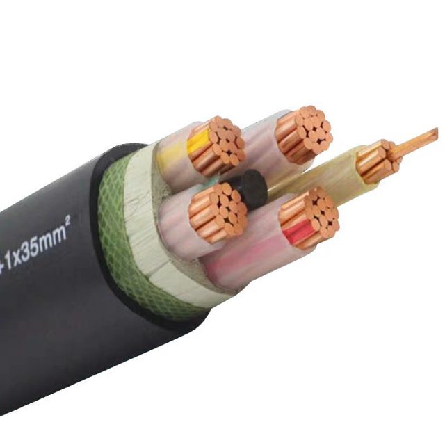Factory Direct ZA Grade Copper Conductor XLPE Insulation PVC Jacket Fire Resistant Industrial NH-YJV Cable-Customizable