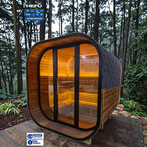 Offre Spéciale nouveauté intérieur/extérieur sauna portable à spectre complet design moderne deux touches à faible EMF chaleur douce caractéristiques infrarouges lointains - Product Image 1