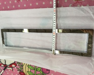 Everstrong Brass Chrome Tắm Vuông cửa kéo xử lý jb007-bàn chải Nickel & Satin Brass kết thúc | phòng tắm cửa phần cứng - Product Image 5