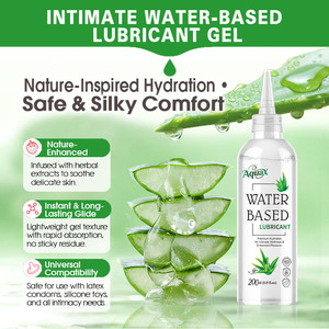 Gel Íntimo <span class=keywords><strong>a</strong></span> <span class=keywords><strong>Base</strong></span> <span class=keywords><strong>de</strong></span> <span class=keywords><strong>Agua</strong></span> con Aloe Vera, 200 ml, Fórmula Natural, <span class=keywords><strong>Lubricante</strong></span> al por Mayor - Product Image 4