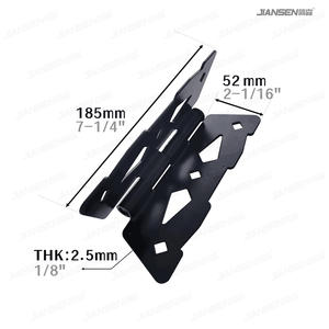 US Local Stock Une Paire Heavy Duty Fer Type <span class=keywords><strong>Papillon</strong></span> Charnière En Bois et Vinyle PVC Clôture Porte Charnière pour Porte Extérieure - Product Image 2