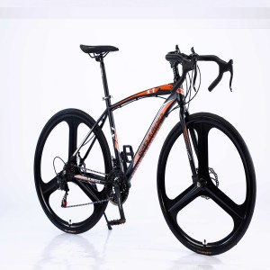 Nuevo en stock Barato Acero 52cm Roadbike <span class=keywords><strong>Bicicleta</strong></span> 14 Speed Road Bike para hombres Ciclismo Road con marco <span class=keywords><strong>de</strong></span> aluminio - Product Image 6