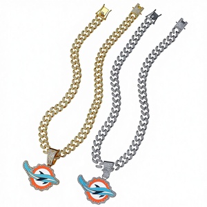 Colliers <span class=keywords><strong>de</strong></span> championnat avec pendentifs des 32 équipes, <span class=keywords><strong>bijoux</strong></span> sportifs <span class=keywords><strong>en</strong></span> alliage tendance, <span class=keywords><strong>vente</strong></span> <span class=keywords><strong>en</strong></span> <span class=keywords><strong>gros</strong></span> d'usine, des San Francisco 49ers et des Seattle Seahawks - Product Image 4