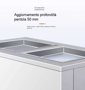 מכונת ג'לטו קומפקטית, מקפיא גלידה לייצור כמות קטנה, עיצוב חוסך מקום - Product Image 3