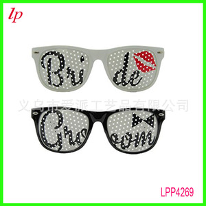 Groom Groomsman Best Man Party <b>Glasses</b> Letter Print <b>Plastic</b> Wedding Props LPP4270 - Product Image 5