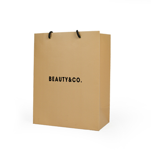 Bolsas de Regalo de Papel para Compras con Logotipo Personalizado, Bolsas de Mano de Lujo Reutilizables de Papel Kraft, Personalización de Bolsas de Papel - Product Image 1