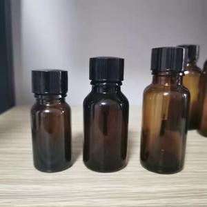 Botella de Vidrio Cilíndrica de Color Blanco para Aceite Esencial, Esmalte de Uñas y Ungüento con Aplicador de Pincel - Product Image 3