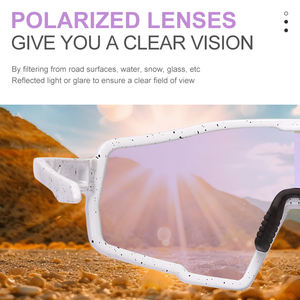 スポーツ用サングラス男性用ロードサイクリングシリコンスポーツ安全ゴーグルUV保護偏光ファッションサングラス - Product Image 5