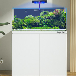 Luxury Low Iron Glass <strong>Reef</strong> Marine Tank: Floor-Standing Saltwater Aquarium with Bottom Sump Filter for Clownfish &amp; Coral Scaping - Product Image 3