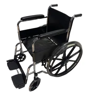 Инвалидная коляска от поставщика, дорожная алюминиевая ручная откидная компактная Сверхлегкая запасная деталь, инвалидная коляска