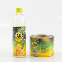 Étiquettes personnalisées imperméables pour bouteilles de jus de fruits, autocollants en vinyle résistant aux UV pour emballages alimentaires, autocollants pour bouteilles de boissons