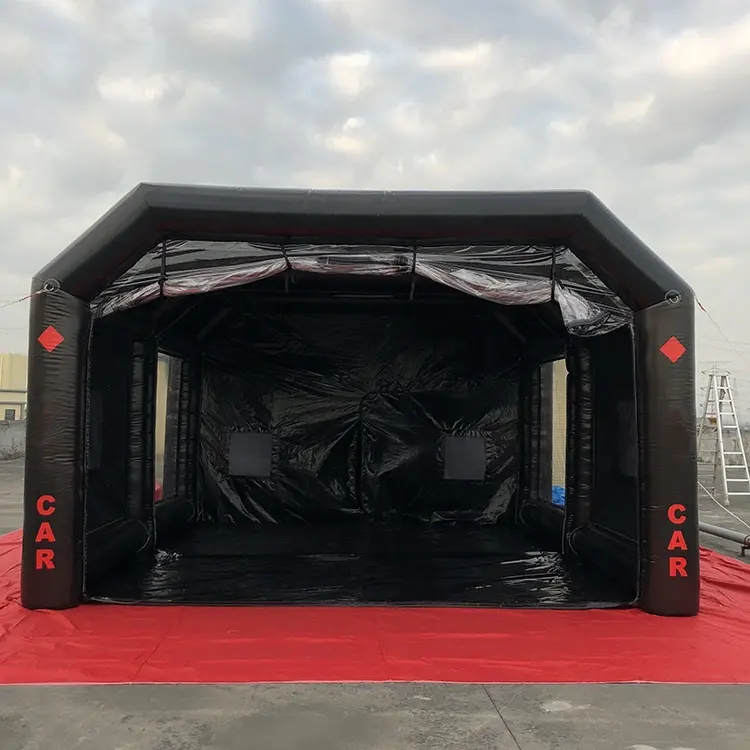 Производитель на заказ, надувная подержанная Автомобильная лакокрасочная камера для продажи, надувная большая лакокрасочная камера