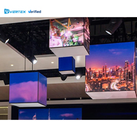 Nuovo Design Led digitale creativo esterno impermeabile Led cubo schermo magico per la pubblicità segnaletica