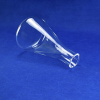 Tube en silice fondue de forme spéciale sur mesure JGS2 HaiChuan, quartz SiO2 haute pureté, température maximale 1250°C, résistant à la corrosion, pour semi-conducteurs