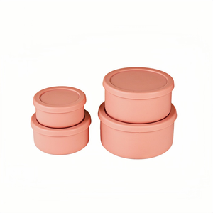 Boîte à bento en silicone durable, empilable, sans BPA, pour l'emballage alimentaire, avec couvercle anti-fuite, micro-ondable et réutilisable - Product Image 1